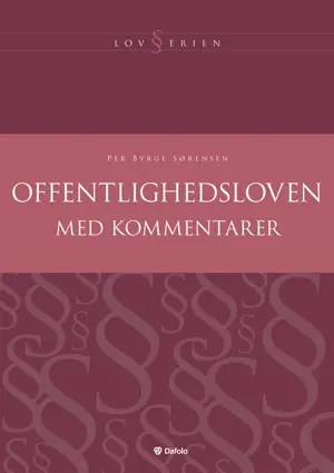 Offentlighedsloven med kommentarer