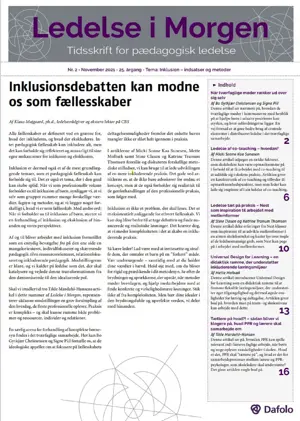 Ledelse i Morgen, Årgang 25, Nr. 2. November 2021