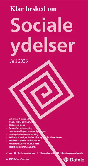 Sociale ydelser - abonn.
januar-april-juli-oktober 2026